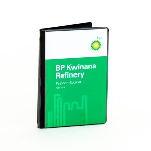 Green PVC Notepad Holder