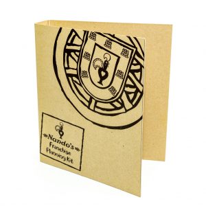 Sustainable Raw Cardboard binder