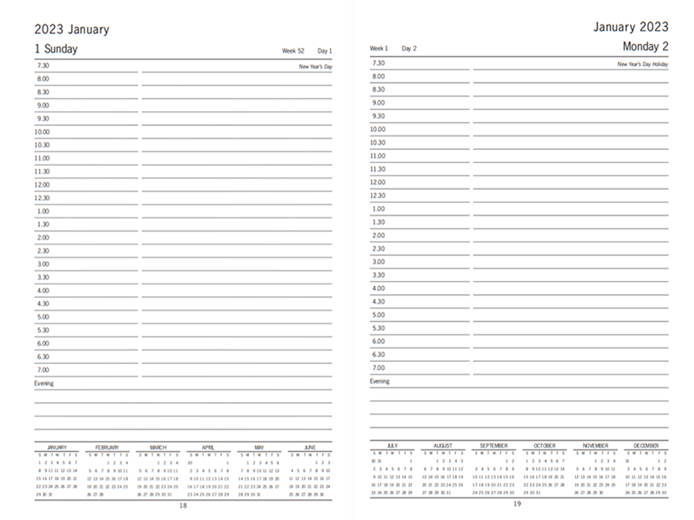 Standard Diary Page &amp; Tab Layouts | Sagamore